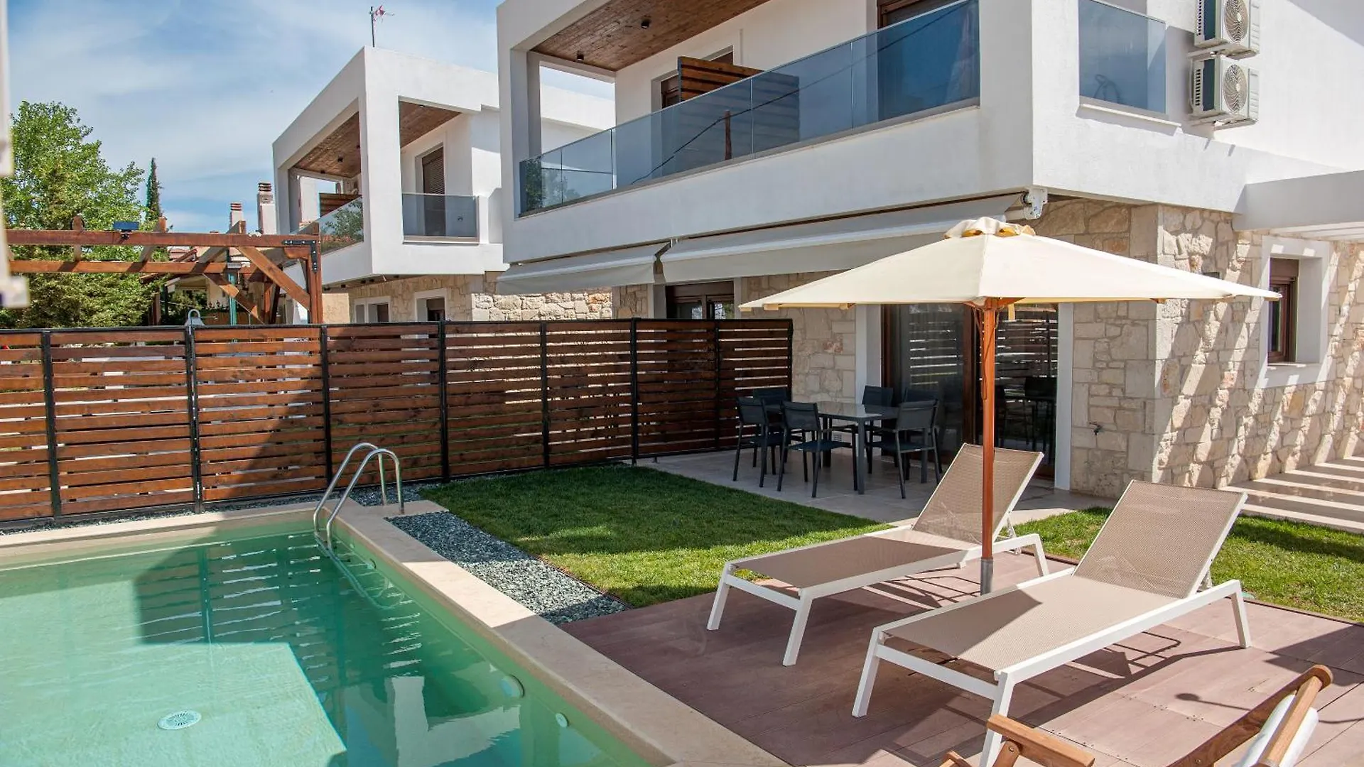 Tomy'S 1 Dream Villa 2 Bedrooms With Pool Nikiti